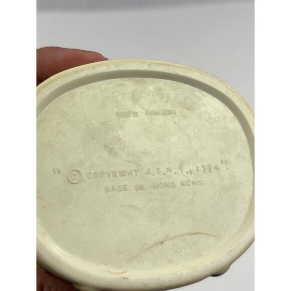 VTG Grandpa In Pajamas Plastic Denture Caddy Box 1974 JSNY Storage - Picture 3 of 13